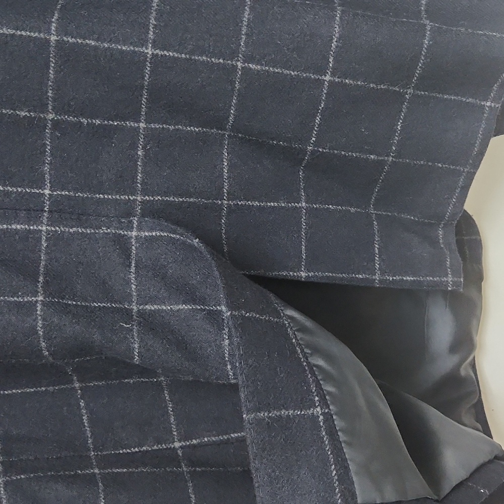 Wool blend window pane blazer - Picture 5 of 7
